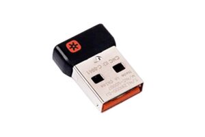 unifying receiver for mouse and keyboard compatible for any logitech product that display the unifying logo (orange star, connects up to 6 devices) b083j7dydt