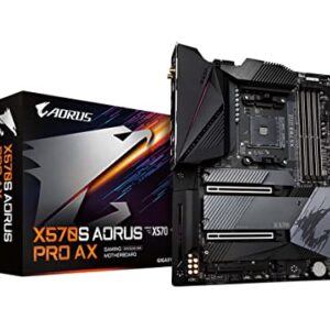 GIGABYTE X570S AORUS PRO AX (AMD Ryzen 3000/ X570S/ PCIe 4.0/ SATA 6Gb/s/USB 3.1/ ATX/Gaming Motherboard)