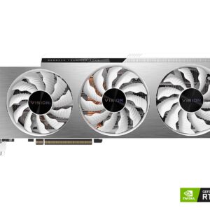 Gigabyte GeForce RTX 3080 Ti Vision OC 12G Graphics Card, 3X WINDFORCE Fans, 12GB 384-bit GDDR6X, GV-N308TVISION OC-12GD Video Card