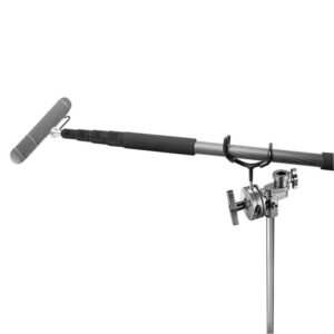 Microphone Boompole Support Holder Audio Easy Hood Boom Pole-Black