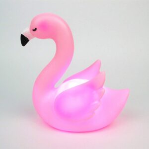 fantasee led flamingo night light decorative light battery operated baby children nursery light for bedroom party christmas birthday gift (pink, flamingo)