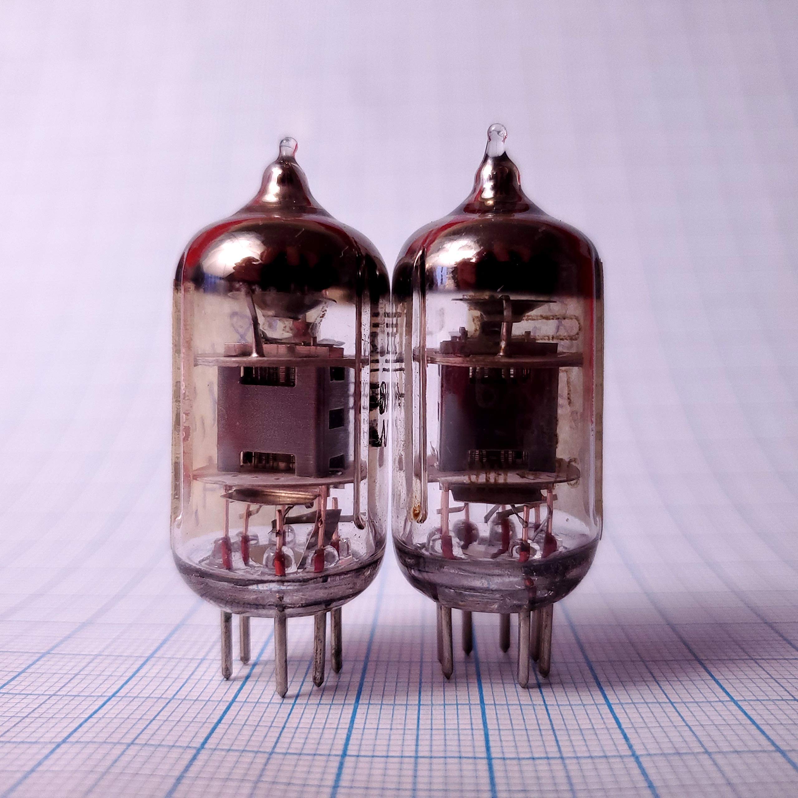 6J1P-EV Matched Pair 7-Pin Vacuum Tube = Upgrade for JAN 5654W / CV850 / 6AK5 / 6AK7 / 6J1 / 6J1P / EF95 / 6F32 Soviet Military for Little Dot Amp III IV and Little Bear etc. amps