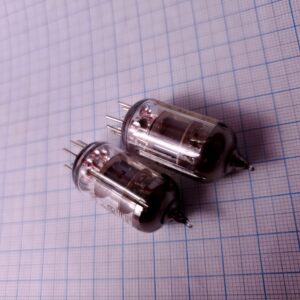 6J1P-EV Matched Pair 7-Pin Vacuum Tube = Upgrade for JAN 5654W / CV850 / 6AK5 / 6AK7 / 6J1 / 6J1P / EF95 / 6F32 Soviet Military for Little Dot Amp III IV and Little Bear etc. amps