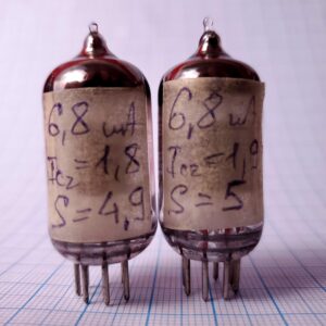 6J1P-EV Matched Pair 7-Pin Vacuum Tube = Upgrade for JAN 5654W / CV850 / 6AK5 / 6AK7 / 6J1 / 6J1P / EF95 / 6F32 Soviet Military for Little Dot Amp III IV and Little Bear etc. amps