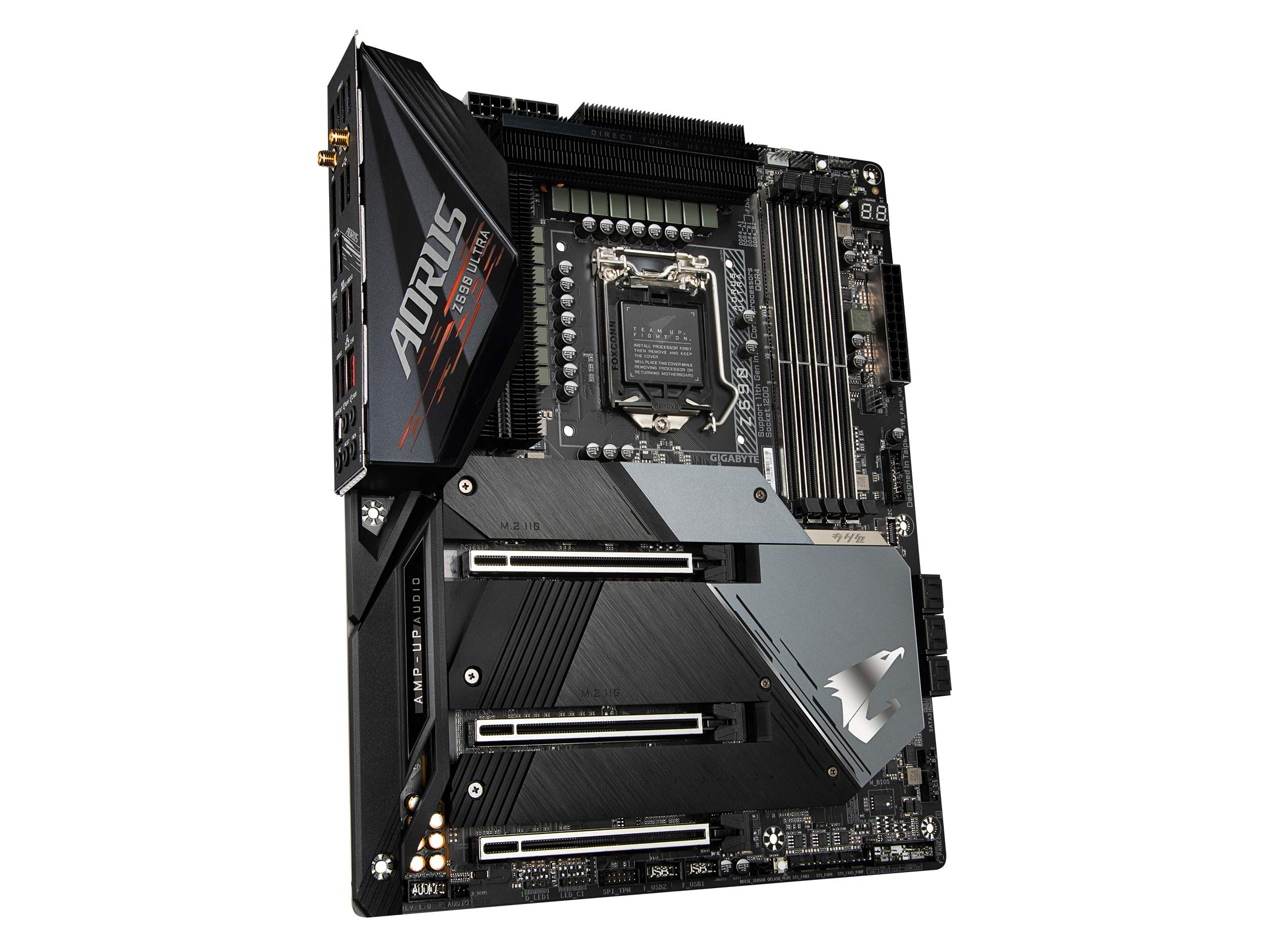 GIGABYTE Z590 AORUS ULTRA (LGA 1200/ Intel Z590/ ATX/ Triple M.2/ PCIe 4.0/ USB 3.2 Gen2X2 Type-C/ Intel WIFI 6/ 2.5GbE LAN/ Gaming Motherboard)