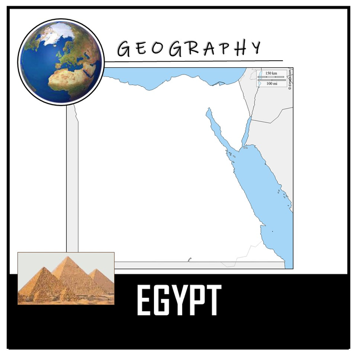 Egypt Map Activity- Ancient Egypt (Label and Color)