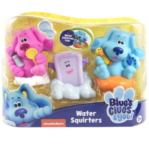 Just Play Blue's Clues & You! Deluxe Bath Toy Set, Includes Blue, Magenta, and Slippery Soap Water Toys, Kids Toys for Ages 3 Up, Amazon Exclusive