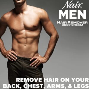 Nair Hair Remover for Men Hair Remover Body Cream, 13 oz (2-Pack)