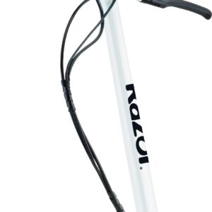 Razor E200S Electric Scooter - 8" Air-filled Tires, 200-Watt Motor, Up to 12 mph and 40 min of Ride Time, White