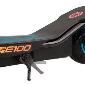 Razor Power Core E100 Electric Scooter - Black Deck - Blue - FFP