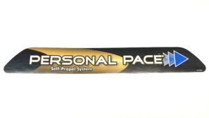 genuine oem toro part # 117-1019 personal pace decal