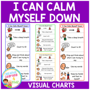 i can calm down chart special education