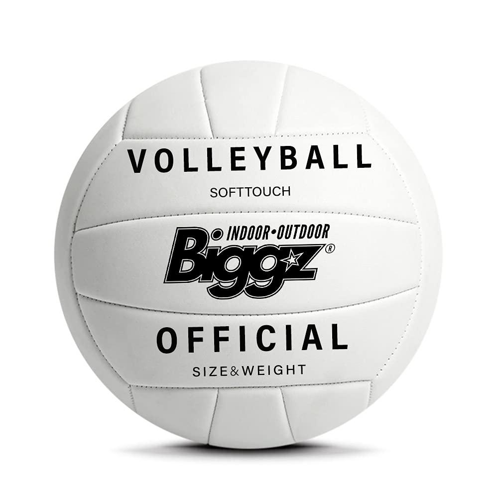 Biggz (6 Pack) Volleyballs - Soft Touch Leather - Indoor/Outdoor