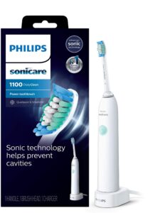 philips sonicare dailyclean 1100 rechargeable electric power toothbrush, white, hx3411/04