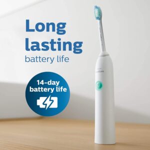 Philips Sonicare DailyClean 1100 Rechargeable Electric Power Toothbrush, White, HX3411/04