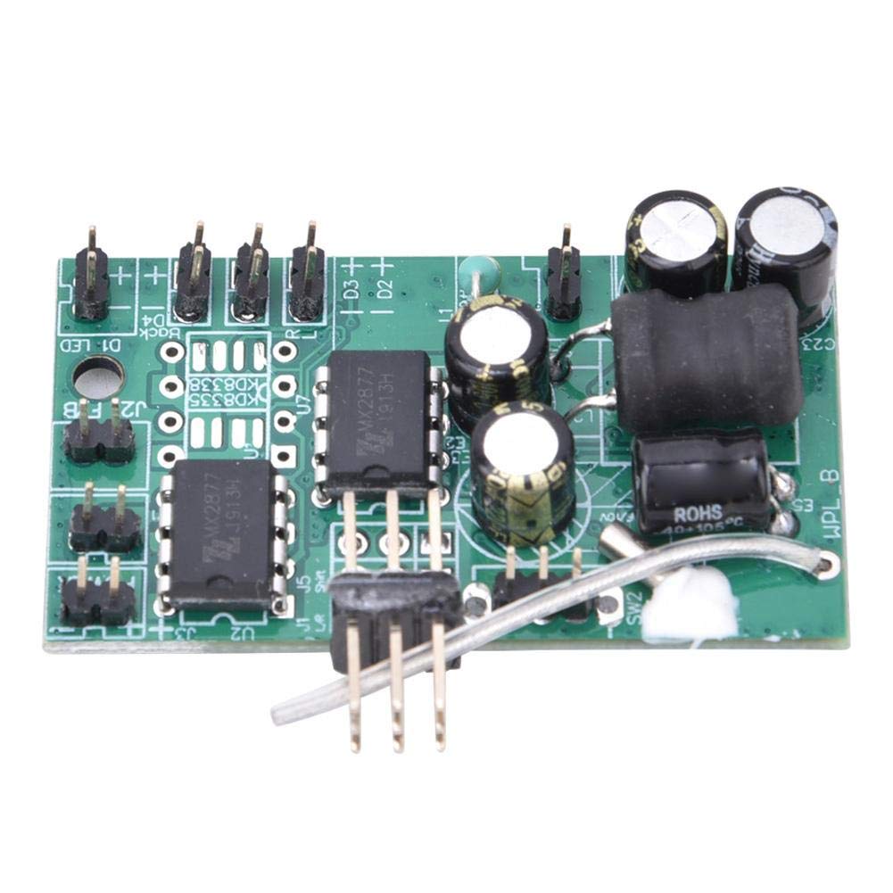 Tbest Remote Control Sound Speaker Group Circuit Board for B-14/B14K/B-24/B24K RC Car Model Accessories(Petrol Version) C24 Motor