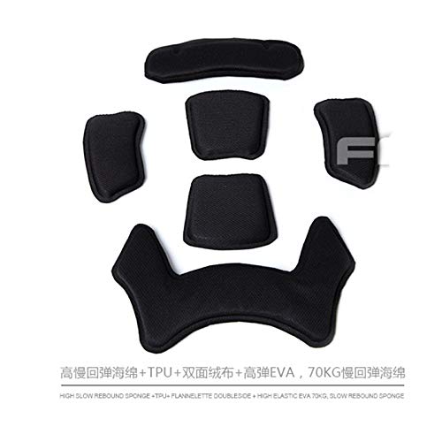 ATAIRSOFT FMA Tactical MT Helmet Pad Set Internal Protective Enhanced Memory Foam Cushion Airsoft Helmet Accessories