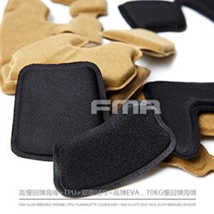 ATAIRSOFT FMA Tactical MT Helmet Pad Set Internal Protective Enhanced Memory Foam Cushion Airsoft Helmet Accessories