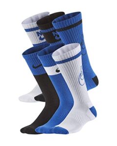 nike everyday cushion socks 6-pair pack (little kid/big kid)