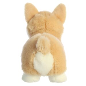 Aurora® Adorable Miyoni® Tots Pembroke Welsh Corgi Pup Stuffed Animal - Lifelike Detail - Cherished Companionship - Brown 9.5 Inches