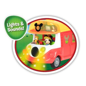 Disney Junior Mickey Mouse Outdoor and Explore Camper, Lights and Sounds Playset