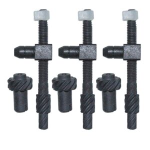 aumel chain adjuster tensioner screw kit 3pcs for husqvarna 455 rancher, 455, 460 chainsaw replace 575260403.