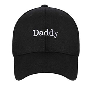 foetest cap adjustable baseball cap daddy hat headdress dad-cap hat sunhat hip-hop flat snapback black