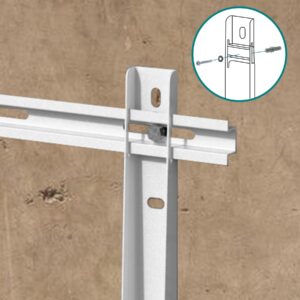 Daisypower Outdoor Wall Mounting Bracket for Ductless Mini Split Air Conditioner Heat Pump Systems, Support Up to 9000-36000 Btu Condenser