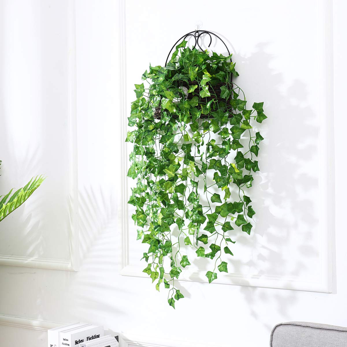 118 FT Artificial Ivy Garland, Fake Ivy Leaves Fake Leaf Plants Vine Hanging Garland Ivy Foliage Leaves for Wedding Party Kitchen Office Outdoor Greenery Wall Décor, Style 3