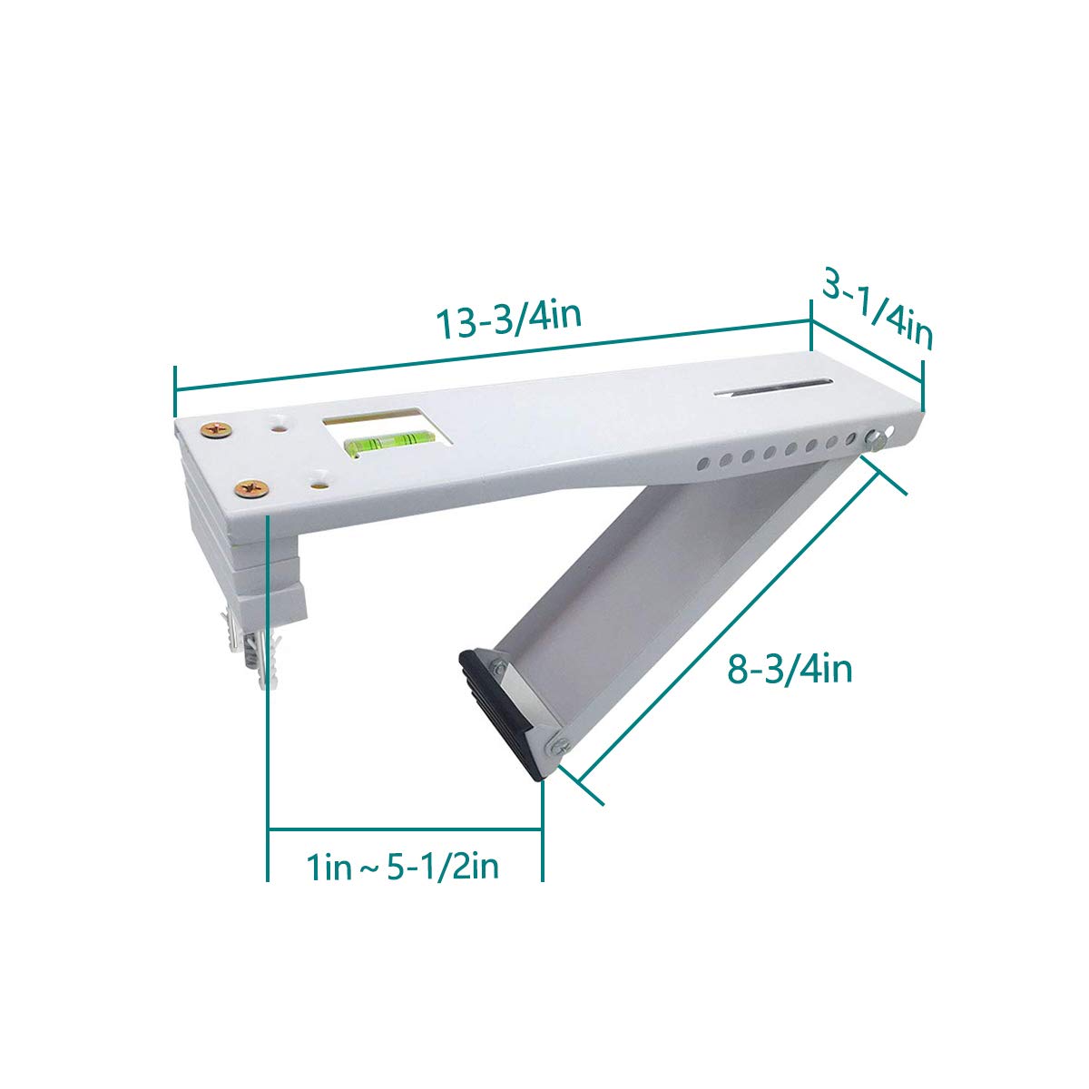 Daisypower Window AC Bracket,Window Air Conditioner Support Bracket Light Duty,Sturdy Structure AC Unit Bracket,Up to 85lbs, 5,000~12,000BTU(S)