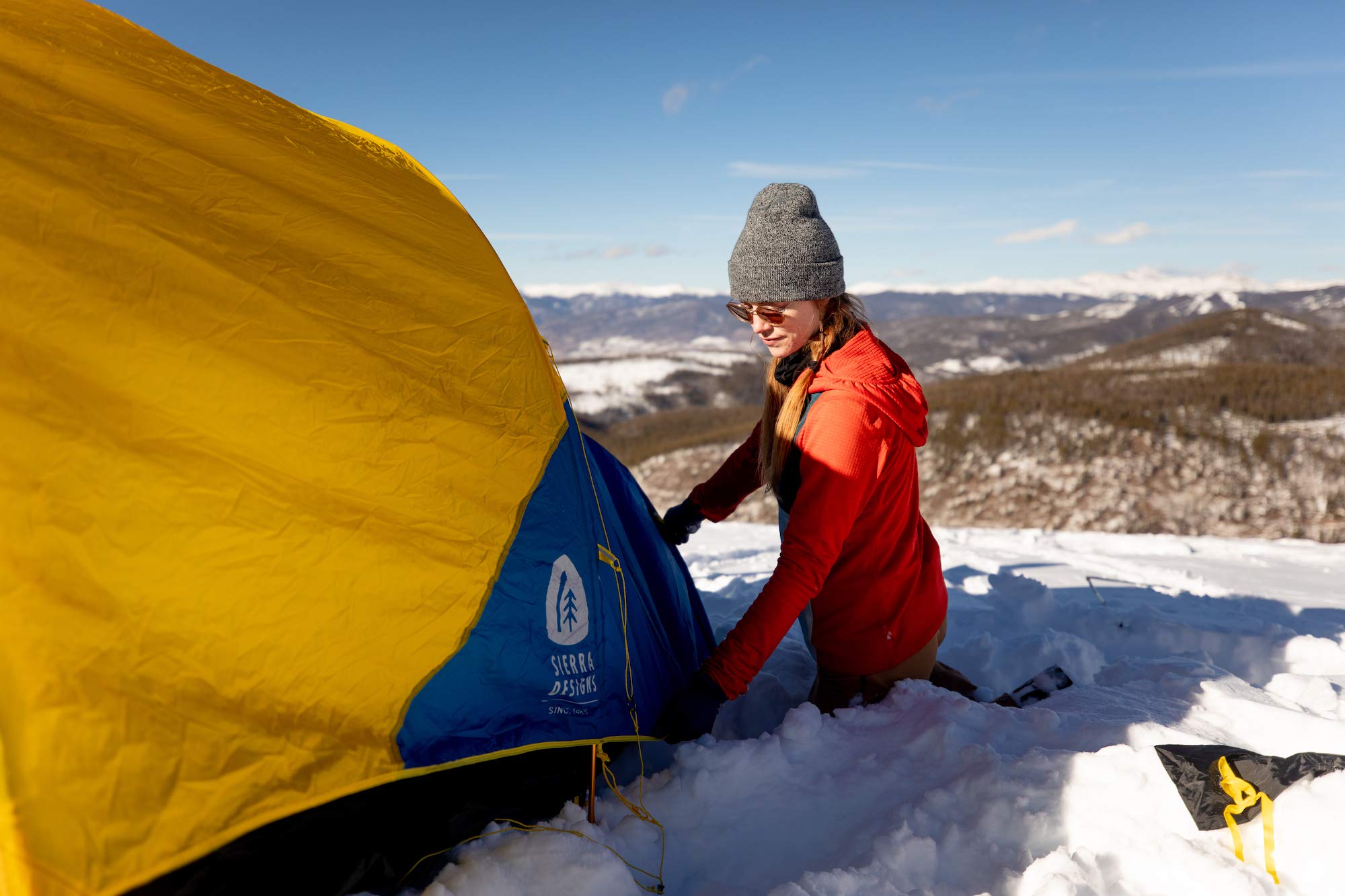 Sierra Designs Full Moon 3 Tent Footprint, Lightweight, WR/PU1800mm, Fitted Ground Camping Tarp Designed for The Full Moon 3 Person Tent