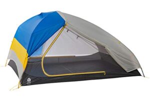 sierra designs meteor lite, freestanding lightweight backpacking & camping tent with 2 doors/vestibules, stargazer rain fly, aluminum poles (3-person)