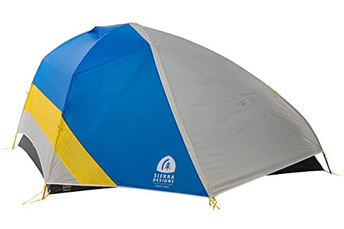 Sierra Designs Meteor Lite, Freestanding Lightweight Backpacking & Camping Tent with 2 Doors/Vestibules, Stargazer Rain Fly, Aluminum Poles (3-Person)