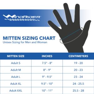 Rugged Waterproof Winter Mittens | Extra Long Gauntlets | Snowboard, Ski, Ice Fishing, Mittens | Medium Weight (XS)