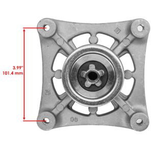 Caltric Spindle Assembly Set Compatible with Husqvarna EZ 4824 BI/GTH 2248 XP/GTH 250 / GTH 2548 / GTH 2548 XP/RZ 46 i/RZ 4621 / RZ 4623 / YTH 1848 Lawn Mowers and Garden Tractors