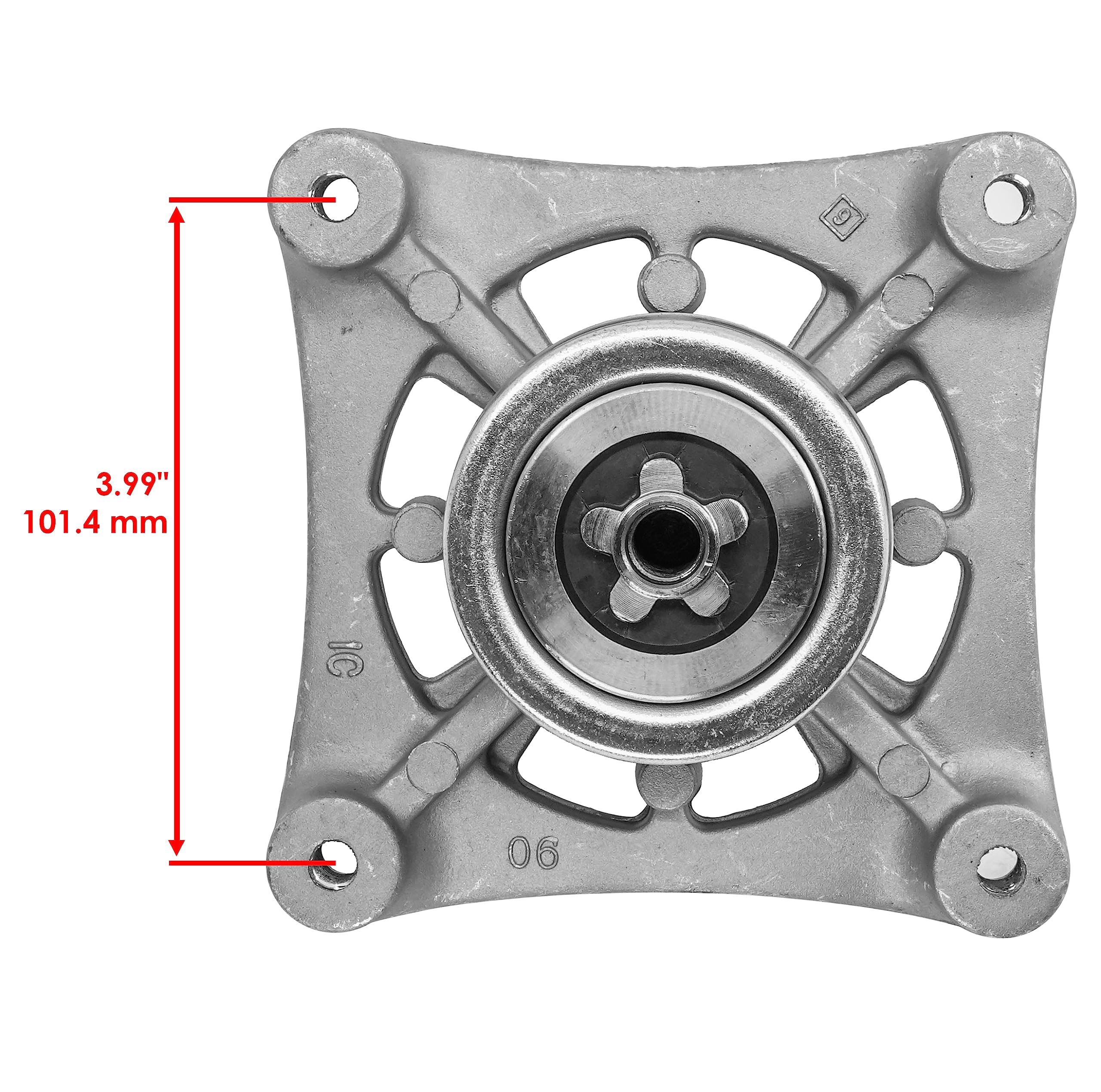 Caltric Spindle Assembly Set Compatible with Husqvarna EZ 4824 BI/GTH 2248 XP/GTH 250 / GTH 2548 / GTH 2548 XP/RZ 46 i/RZ 4621 / RZ 4623 / YTH 1848 Lawn Mowers and Garden Tractors