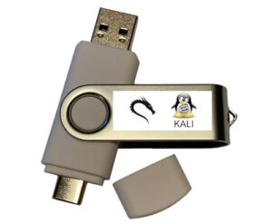 linux kali operating system install bootable boot recovery live usb flash thumb drive- ethical hacking and more usb-c compatible