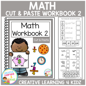 cut and paste math workbook 2 special education