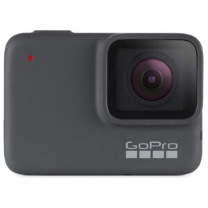 GoPro HERO7 Silver - E-Commerce Packaging - Waterproof Digital Action Camera with Touch Screen 4K HD Video 10MP Photos Live Streaming Stabilization