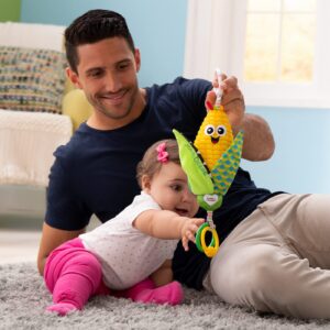 Lamaze John Deere Clip n Go, Corn E. Cobb Baby Clip On Toy, Multi