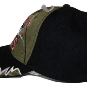 Trade Winds Redneck Hillbilly Kiss My Bass Black/Camo Camouflage Fishing Cap #1 CAP920 Hat