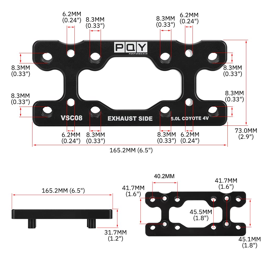 PQY Engine Valve Spring Compressor Tool Compatible with Modular Ford F-150 5.0L Mustang Coyote 4 Valve Engine Trac Magnetic Screw Retainer Black