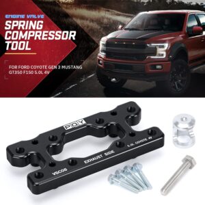 PQY Engine Valve Spring Compressor Tool Compatible with Modular Ford F-150 5.0L Mustang Coyote 4 Valve Engine Trac Magnetic Screw Retainer Black