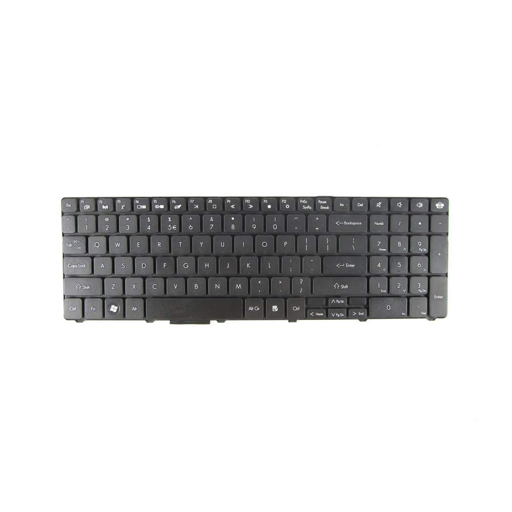 Keyboard Replacement for Gateway NV50A NV59A NV51B NV53A NV55C NV59C NV73A NV79C ZQ2 ZR7 ZYB ID58 ID59 ID79 NV59C05C NV59C05U NV59C09U NV50A02u NV53A32U NV53A33U NV51B02h NV51M NV51B08u NV51B15U Black