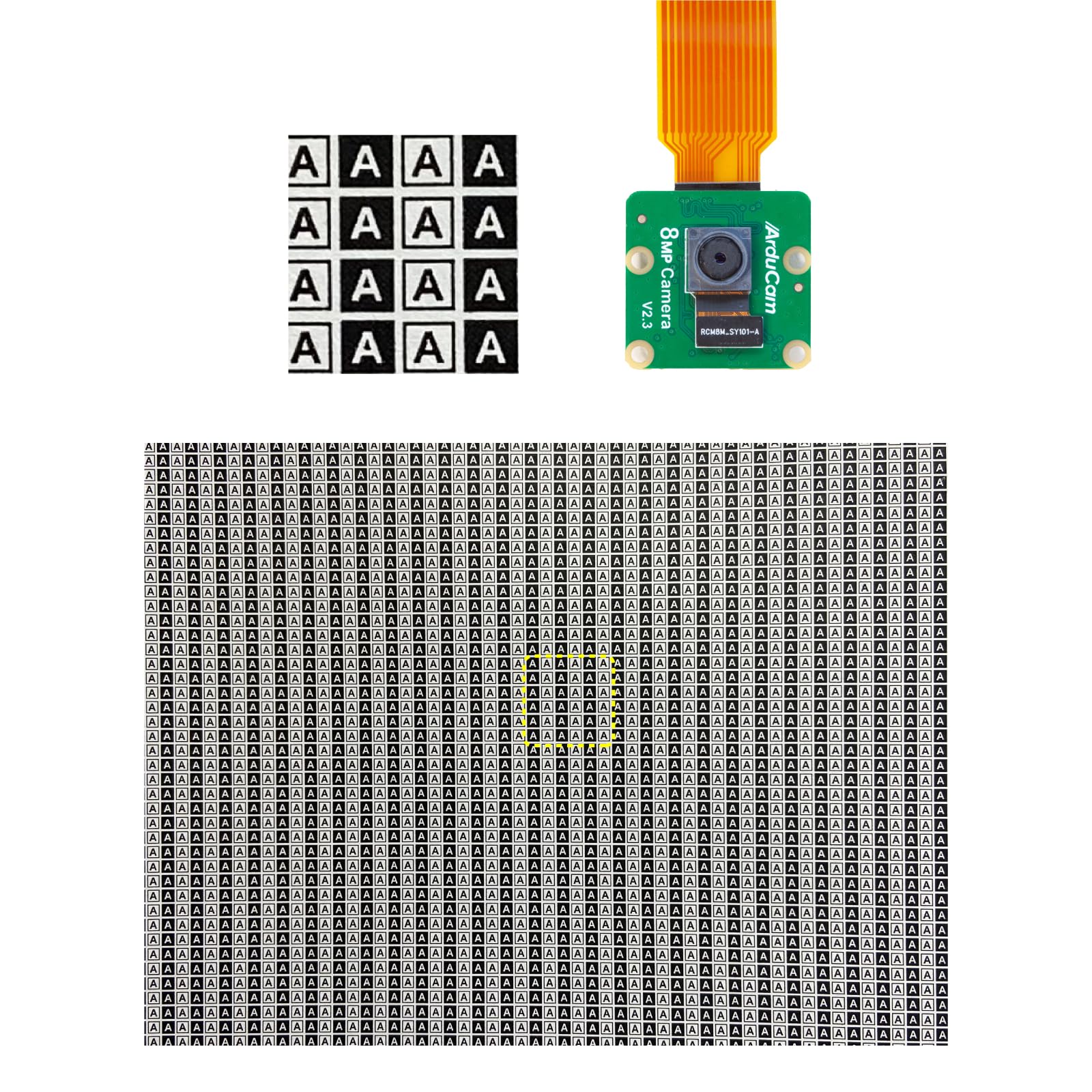 Arducam for Raspberry Pi Camera Module V2-8 Megapixel,1080p (RPI-CAM-V2 + 5.9"/150mm Flex Cable + Pi Zero Cable)