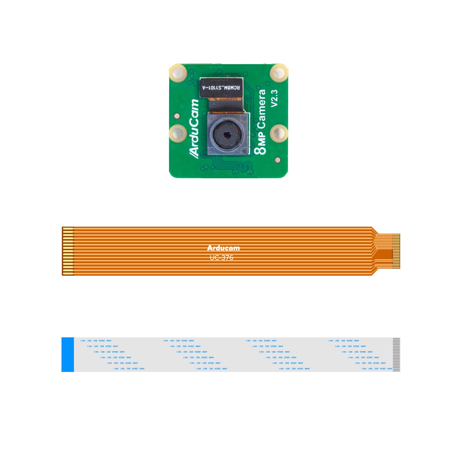 Arducam for Raspberry Pi Camera Module V2-8 Megapixel,1080p (RPI-CAM-V2 + 5.9"/150mm Flex Cable + Pi Zero Cable)