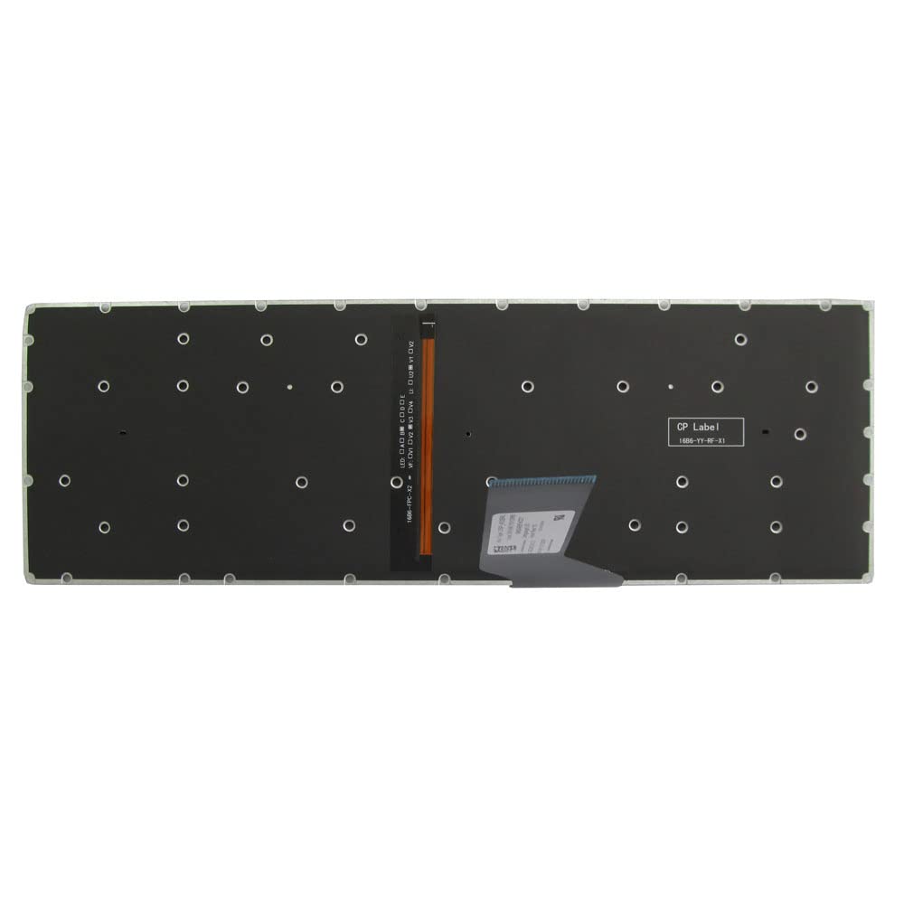 Abakoo New Keyboard Compatible with Acer Nitro 5 AN515 AN515-41 AN515-42 AN515-51 AN515-52 AN515-53 with Backlit Without Frame Red