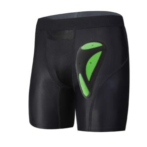 unshdun boys briefs youth compression underwear soft protective cup baseball volleyball football lacrosse hockey(black, m)