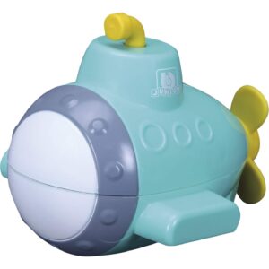 Toysmith Splash 'n Play Submarine Projector Bath Toy,Blue,Small