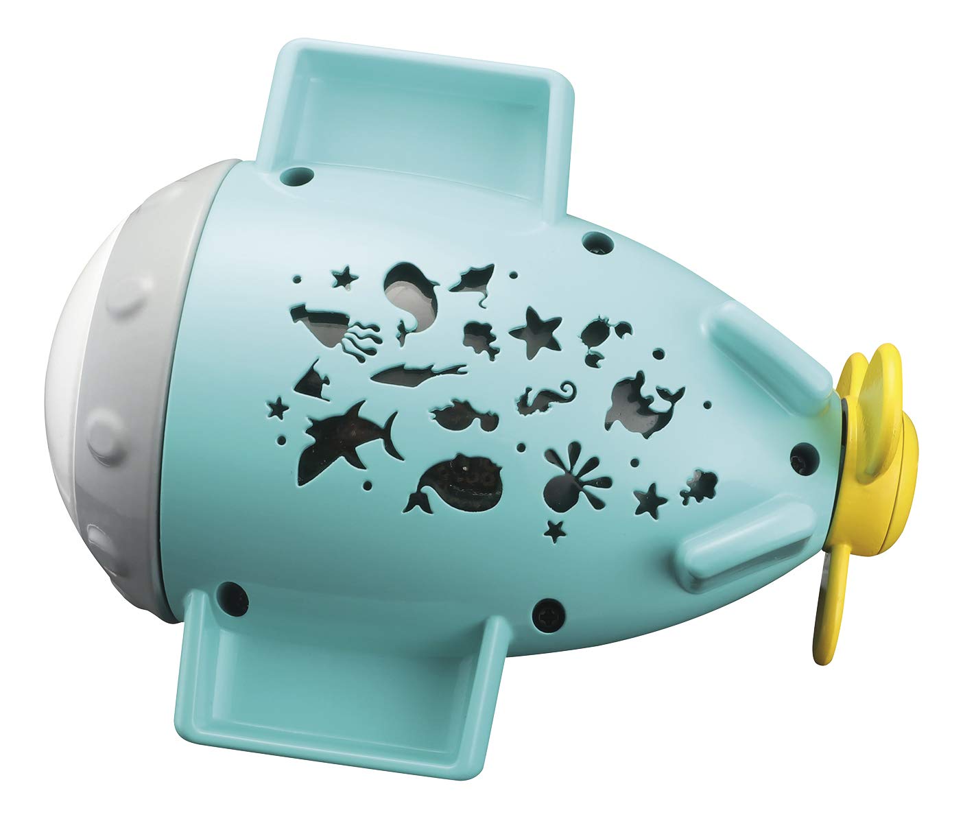 Toysmith Splash 'n Play Submarine Projector Bath Toy,Blue,Small